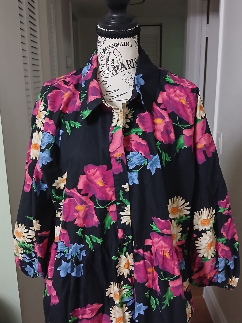 Maeve Bettina Tiered Floral Shirt Dress - Picture 5 of 11